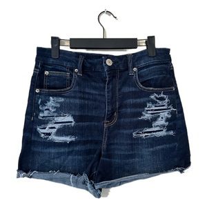 American eagle distressed denim shorts Size 10